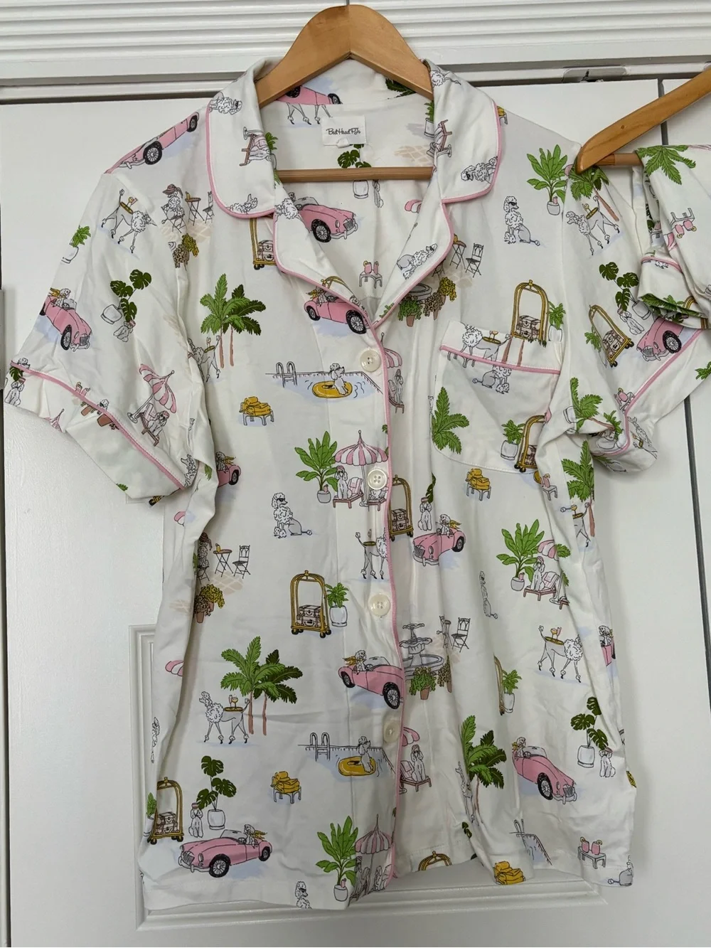 Bedhead Poolside Poodles PJs EXCELLENT condition